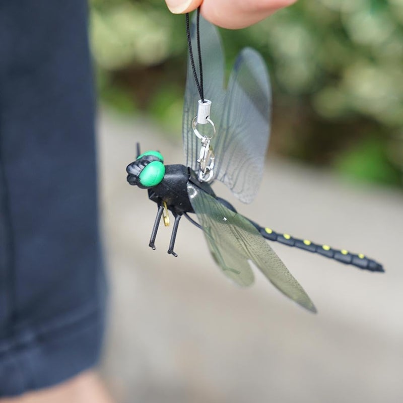 20pcs Artificial Dragonfly Hat Clip,Dragon Fly Clips Repelling Supplies for Bugs,Realistic Simulated Dragonfly Keychain Attach to Backpack Hat for Indoor Yard Garden Plant Decor - Image 5