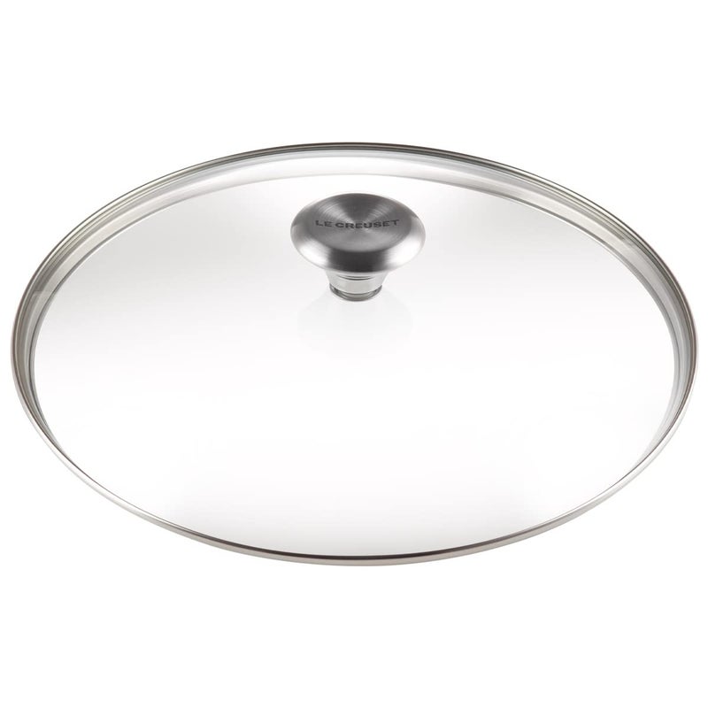 Le Creuset Le Creuset Signature Glass Lid with Stainless Steel Knob, 12"  - Image 1
