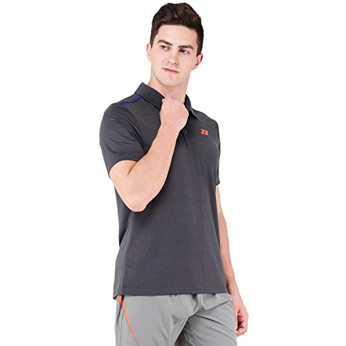 YONEX Men's Polyester Badminton Polo (Ebony, 1282B-31, S) - Image 4