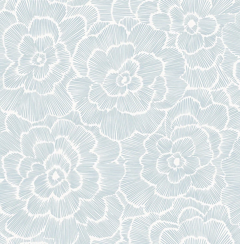 NuWallpaper NUS4048 Saraya Peel Stick Wallpaper Blue