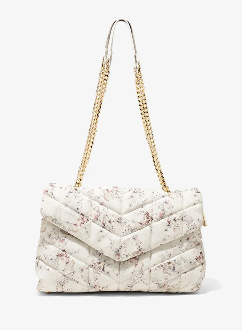 Amica AMICA NATALIA White Floral Shoulder Bag