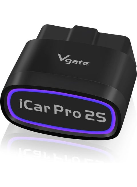 أداة فحص السيارات Vgate iCar Pro 2S بلوتوث 5.2 OBD2 لأجهزة iPhone و Android و Windows