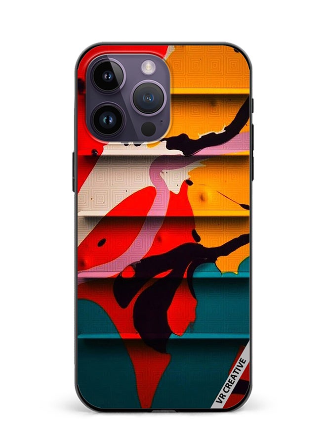 VR CREATIVE Protective Case Cover For Apple iPhone 15 Pro Max Street Paint Design Multicolour - Image 1