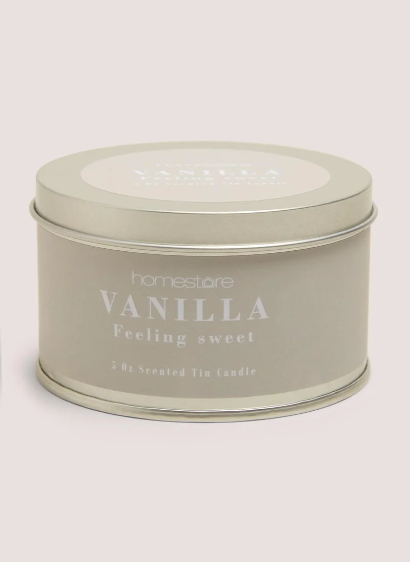 Matalan Vanilla Tin Candle Cream