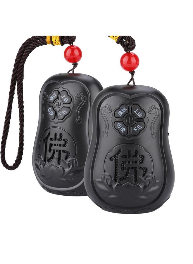 Mini Hanging Neck Type TF Card Playback Charging Buddhist Pray Buddha Scriptures Machine Player