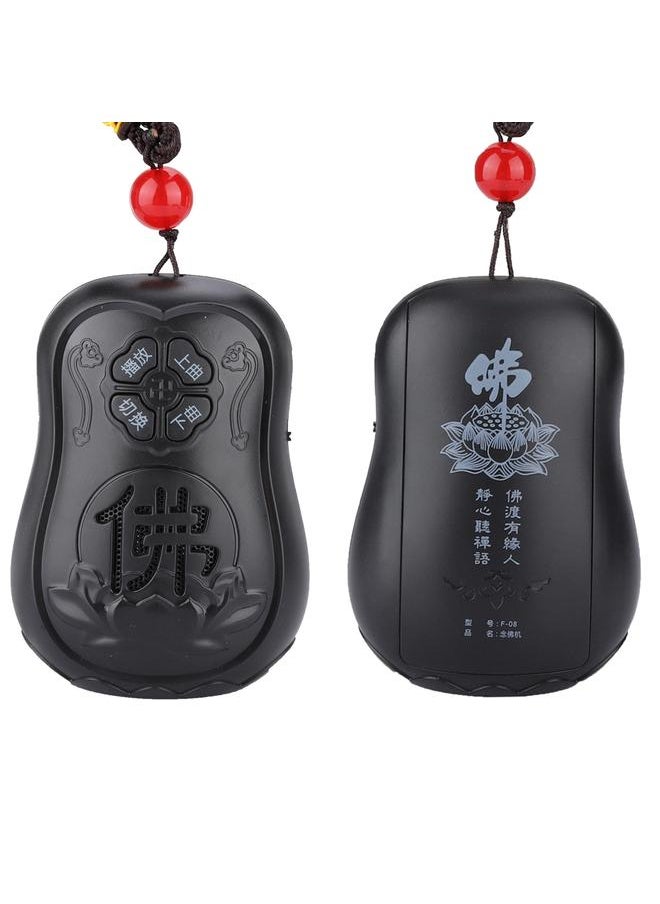 Mini Hanging Neck Type TF Card Playback Charging Buddhist Pray Buddha Scriptures Machine Player
