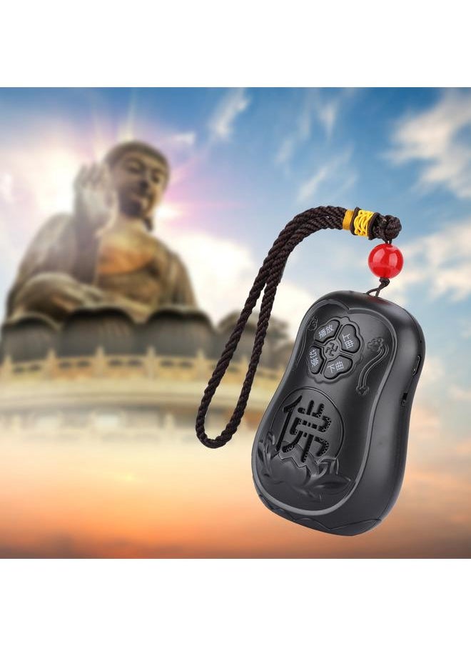 Mini Hanging Neck Type TF Card Playback Charging Buddhist Pray Buddha Scriptures Machine Player