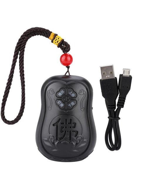 Mini Hanging Neck Type TF Card Playback Charging Buddhist Pray Buddha Scriptures Machine Player
