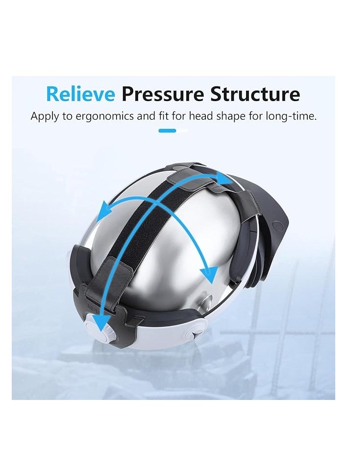 PROMASS Adjustable Head Strap for , Customizable Headband Strap Accessories Custom Fit Headband Playstation Virtual Reality 2 Adjustable Strap Compatible with -Adjustable  - Image 2