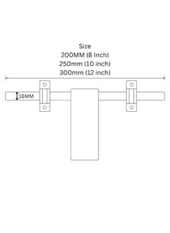 QSEVEN QSEVEN Star ALDROP 12MM HeavyDuty Construction Smooth Sliding Aldrop Ideal for Main Doors Secure Locking Mechanism with Sleek Design Gold 12 Inch  - Image 3