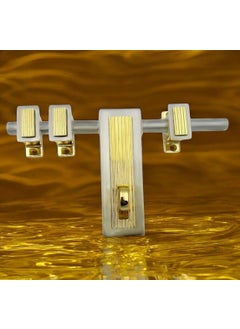 QSEVEN QSEVEN Star ALDROP 12MM HeavyDuty Construction Smooth Sliding Aldrop Ideal for Main Doors Secure Locking Mechanism with Sleek Design Gold 12 Inch  - Image 1