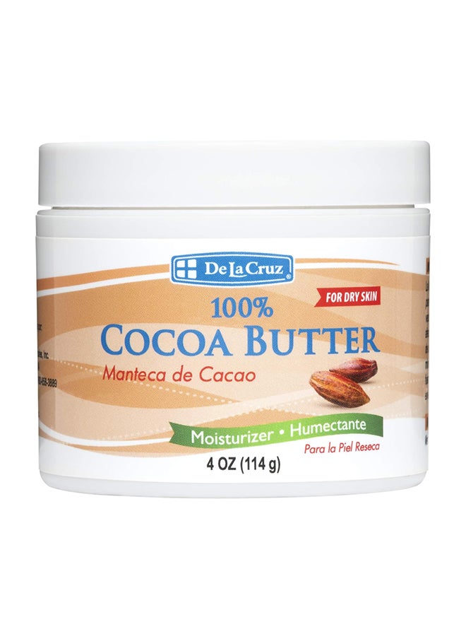 De La Cruz Pure Cocoa Butter Hexane-Free 4 Oz  - Image 1