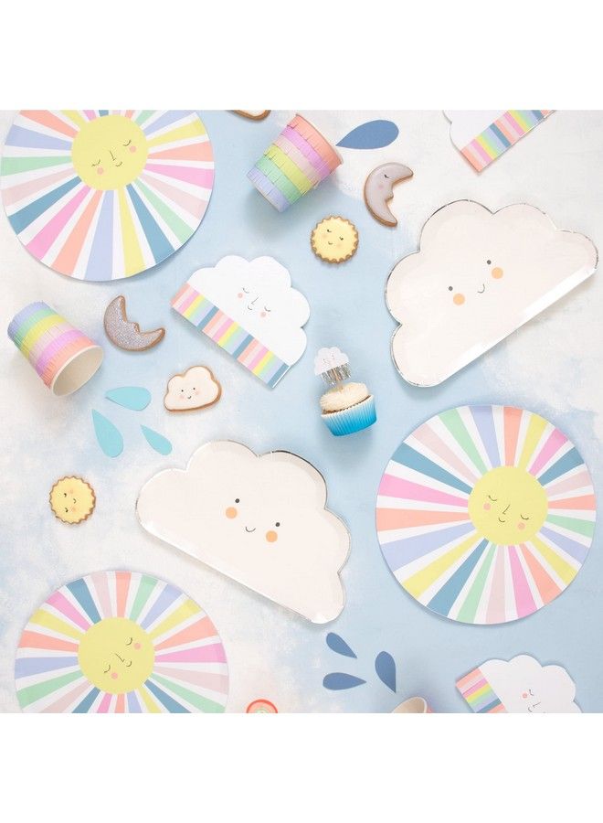 Meri Meri Rainbow Sun Dinner Plates Pack Of 12 - Image 3