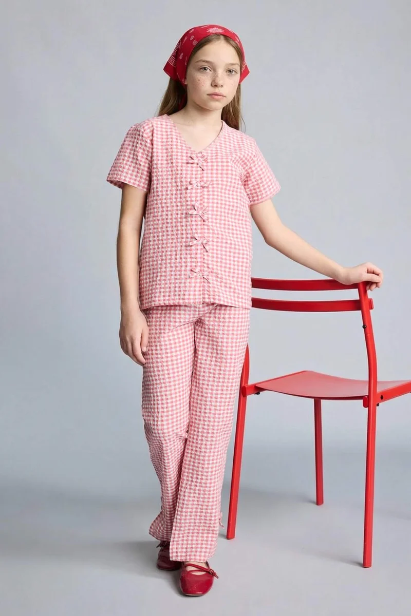 DeFacto 2 piece Regular Fit Knitted Pyjamas