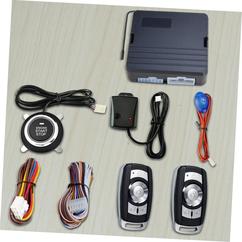 12V Car Security System Engine Push Start Vibration Alarm Remote Starter Stop - Image 3