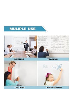 Cool Baby COOLBABY Double-Sided Magnetic Whiteboard Dry Erase Whiteboard with Aluminum Frame Wall-Mounted Whiteboard Writing Board  - Image 3