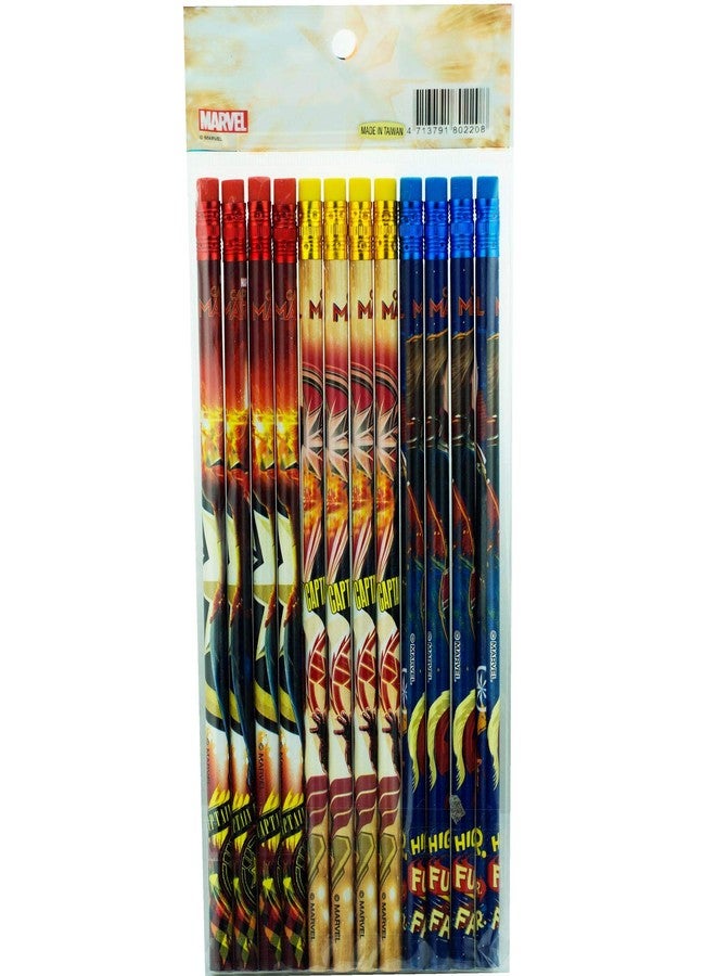PLM Captain Marvel 12 Pencils Pack - Image 2