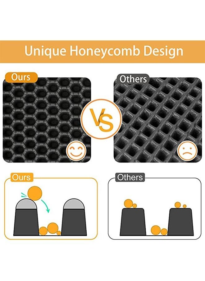 Haidue - Cat Litter Mat Double Layer Design Waterproof Easier to Clean 40x50cm - Image 1