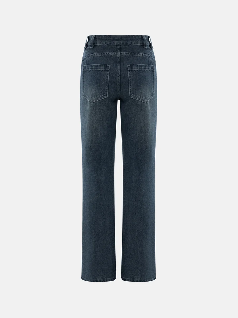 Lichi  Flared mid-rise jeans for Women | Best Price UAE