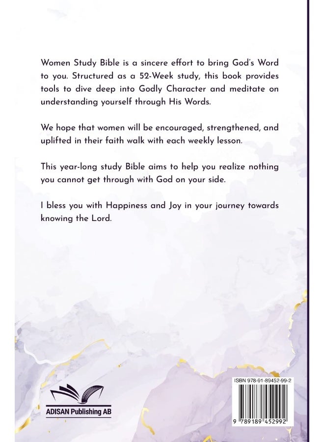 Women's Study Bible: Read Bible in 52-Weeks. Journaling to Engage Mind, Soul and Will. (Value Version)  - Image 2
