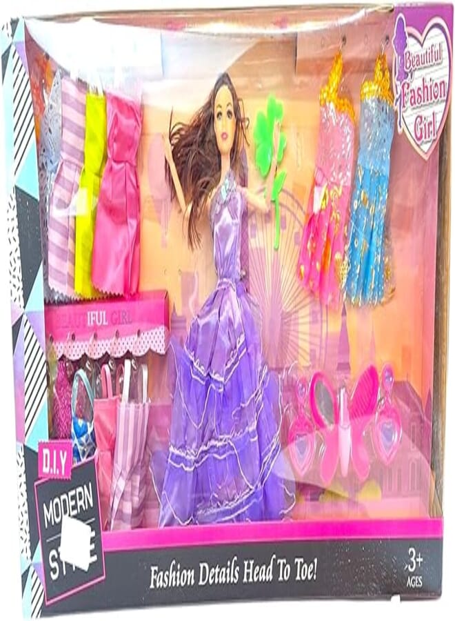 GTGTOYS Bride Doll with Dresses for Girls 