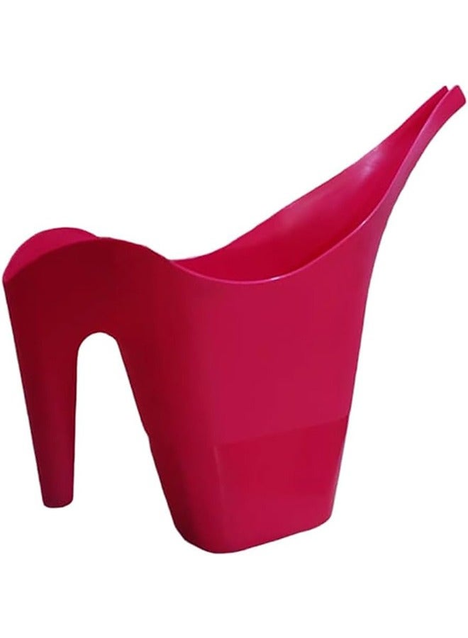 Plant Watering Can - Shatterproof and Sunproof Polyethylene Bright Colors (Fuchsia)