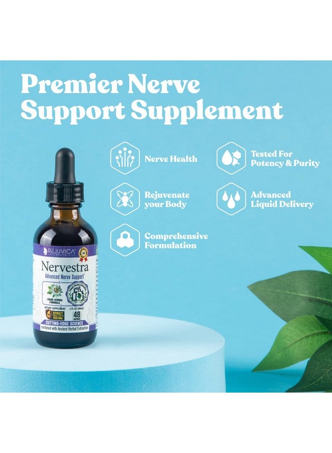 Rejuvica Health Nervestra Nerve Health Support Supplement - Fast-Absorbing Herbal Liquid Formula - Turmeric, White Willow Bark, B-Vitamins, Alpha Lipoic Acid, Acetyl-L-Carnitine and More  - Image 2