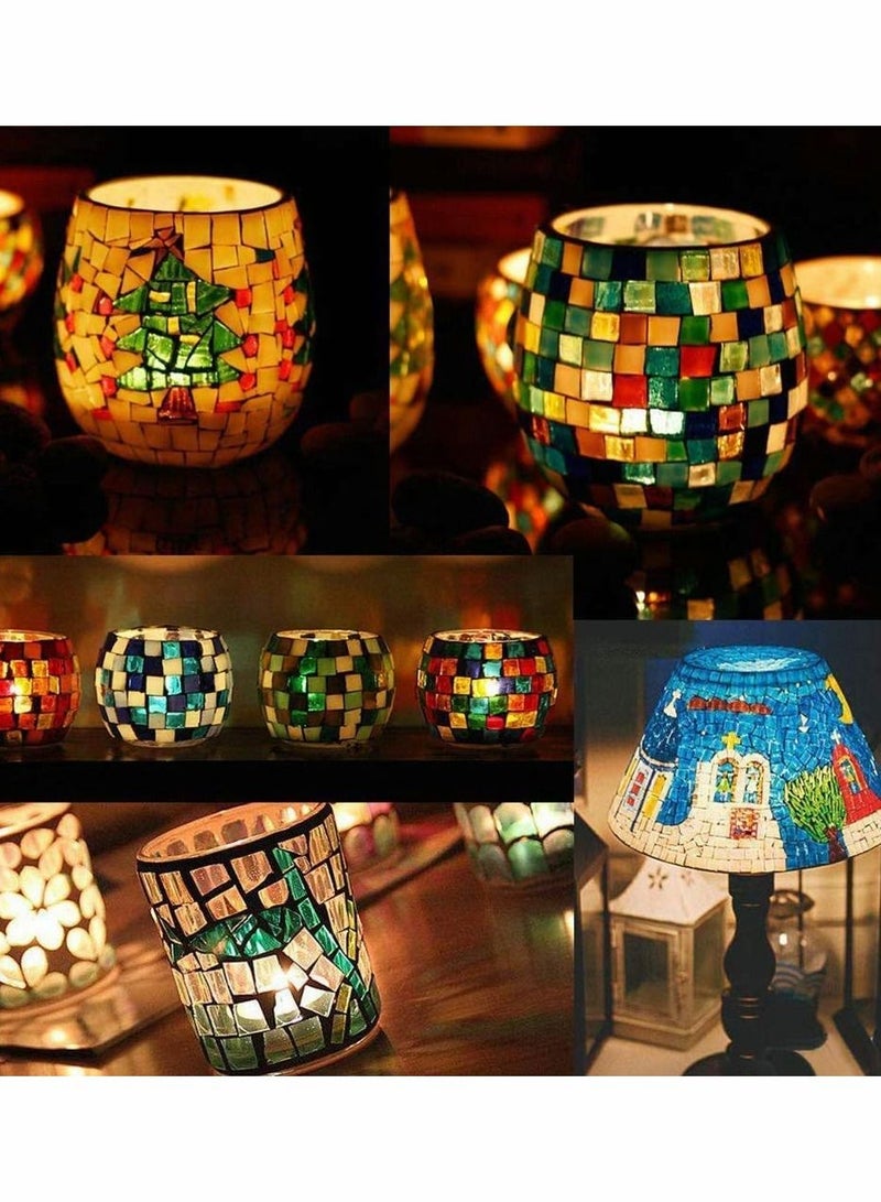 Excefore بلاط موزاييك مختلط الألوان - Image 4