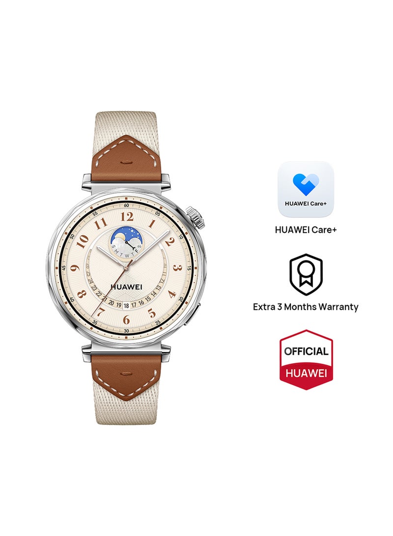 HUAWEI Watch GT 5 41mm Smartwatch, up to 7 Days Battery Life, All-new Running and Cycling Experience, Sharp-Edged Design Watch, Health Tracking, Compatible with iOS and Android Brown - Image 1
