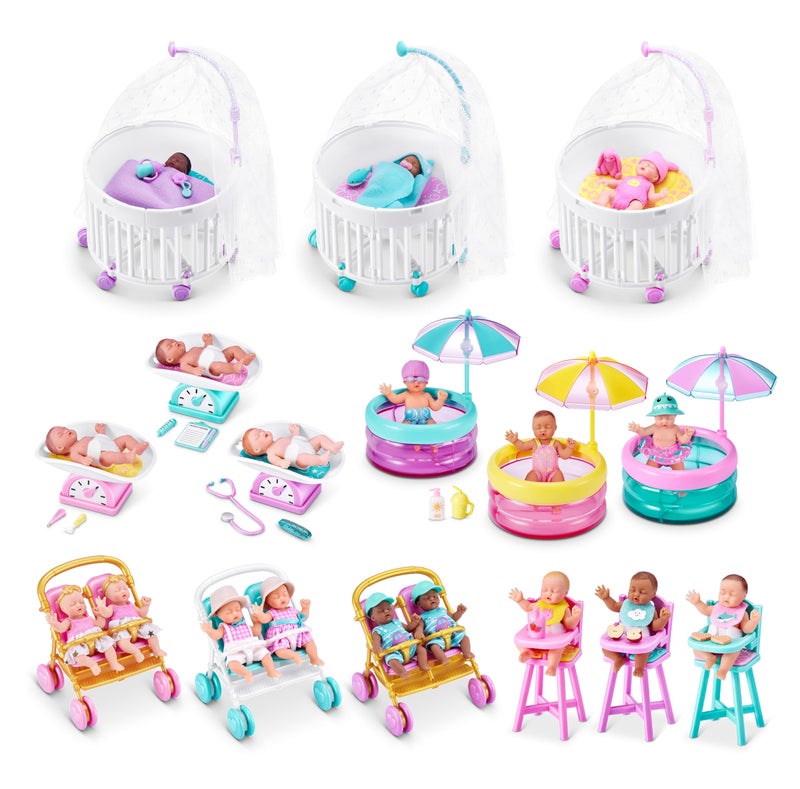 5 سبرايز 5 Surprise My Mini Baby Series 2 من ZURU لعبة كبسولة غامضة قابلة للتجميع للفتيات مجموعة لعب وإكسسوارات أطفال مصغرة واقعية (كبسولة واحدة) - Image 5
