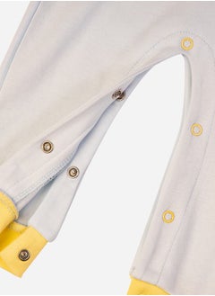 Babies Basic Front Graphic Long Sleeves Sleepsuit by Styli  - Image 3