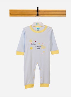 Babies Basic Front Graphic Long Sleeves Sleepsuit by Styli  - Image 1