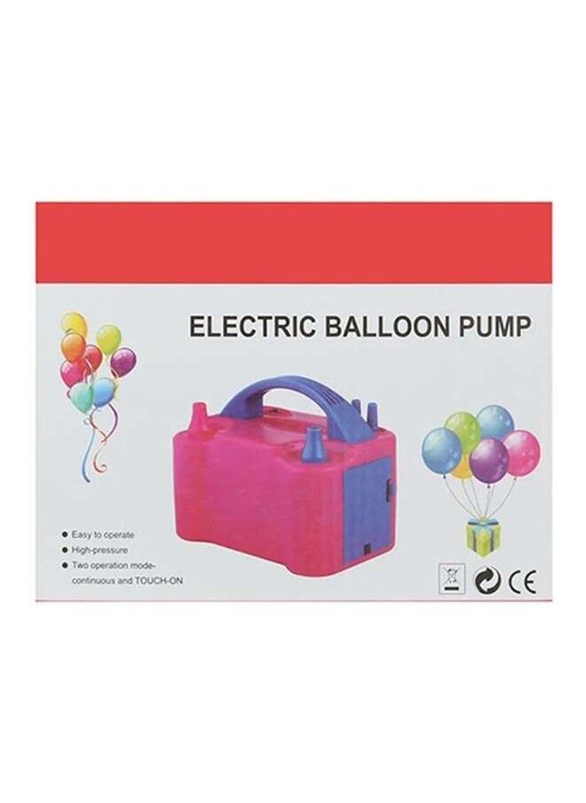 BORTONY Electric Balloon Pump Pink/Blue Sturdy Durable Made Up With Premium Quality  - Image 1