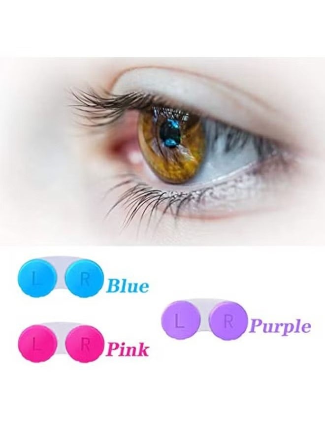 GMORO 12 Pack Contact Lens Case Box Holder Container Soak Storage Kit  - Image 2