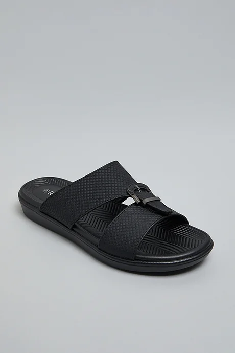 أر أند بي Textured Flat Sandals