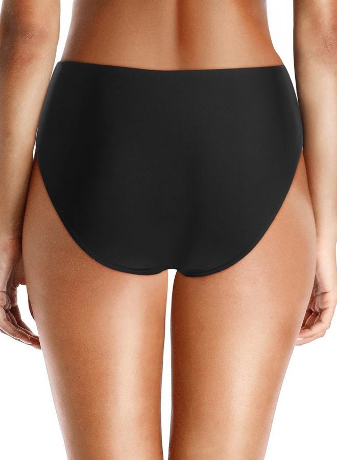 Daci Mid Rise Bikini Bottoms for Women - 2025 Full Coverage Bathing Suit Bottom Tummy Control Swimsuit Bottom - Image 2