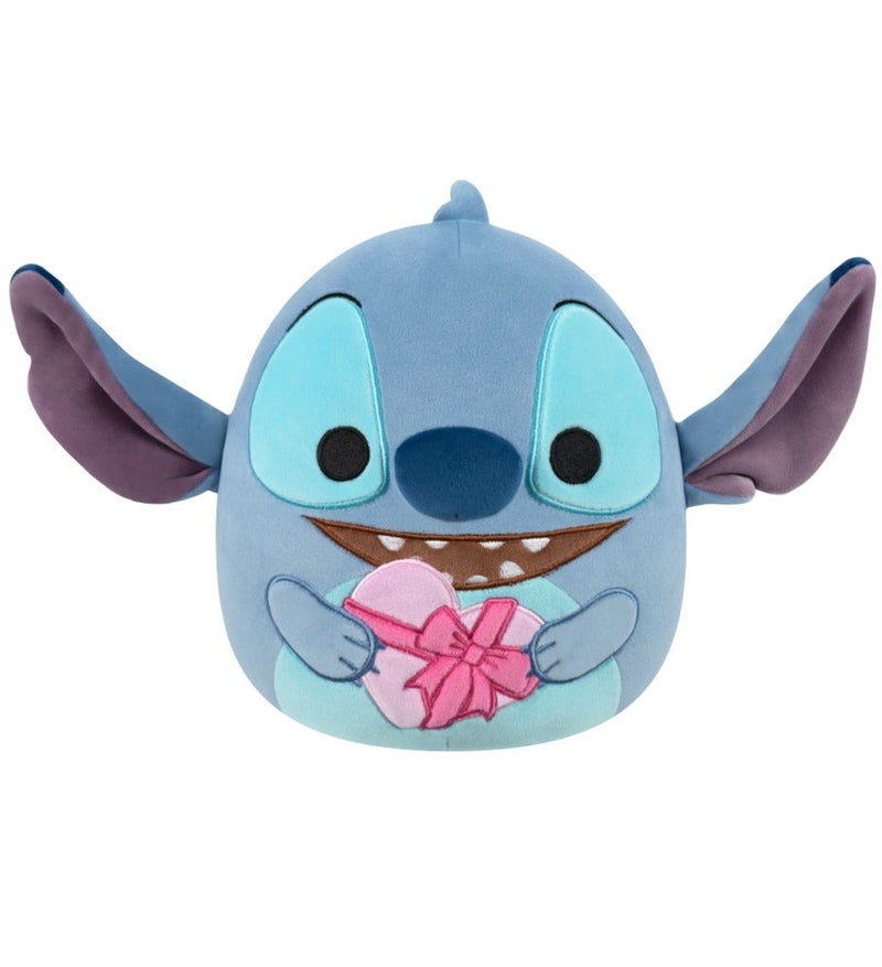 Squishmallows Disney Stitch Heart-Themed Plush Toy â€“ 20 cm Cute Soft Plush - Image 1