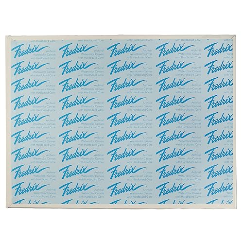 Fredrix Artist Series Watercolor Archival Canvas Board, 9" x 12", White - Image 5
