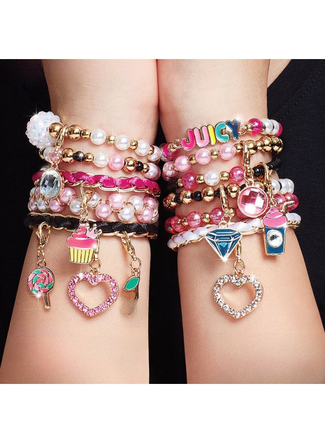 Meiyirui Make It Real Bracelet DIY Hand Beaded Worker Gift Girl Jewelry Swarovski Joint Name-Color:Guardian Series Jewelry Set [can Do 10]] - Image 2