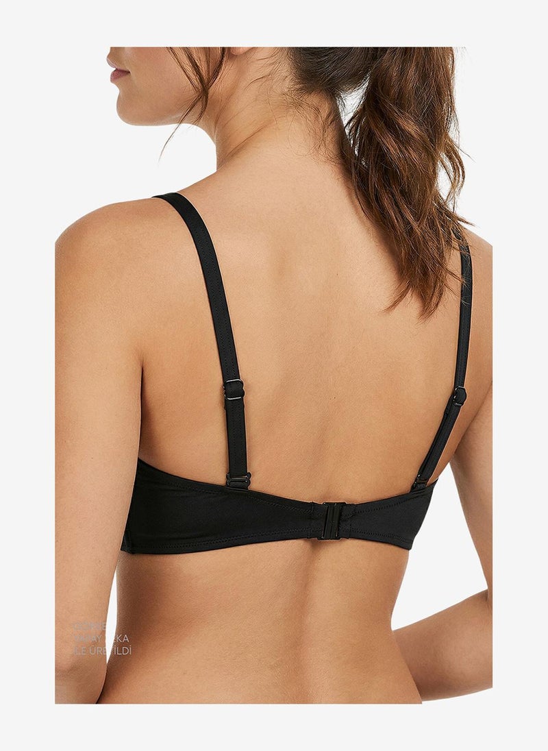 Penti Women Lotus Black Bikini Top - Image 2