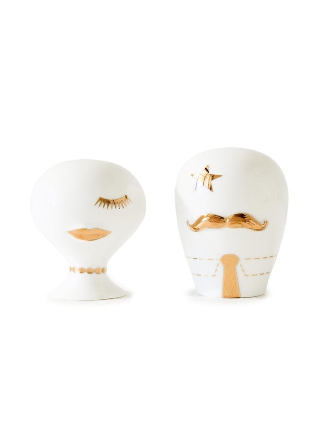 Jonathan Adler Gilded Muse Salt & Pepper Set by Jonathan Adler UK - Image 1