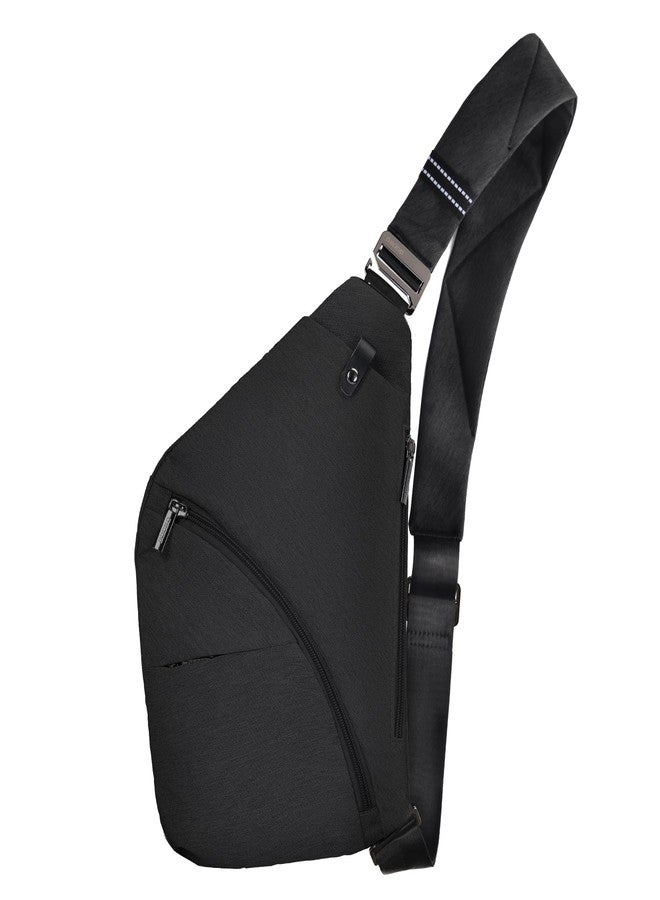 OSOCE Anti Theft Crossbody Bags Sling Bag for Women Men Waterproof Wander Bag for Sports and Travel. (2.0BLACK, Large) - Image 1