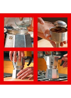 BIALeTTI Bialetti Moka Express 6 Cup, 1 EA, silver, 6800, 06800  - Image 5