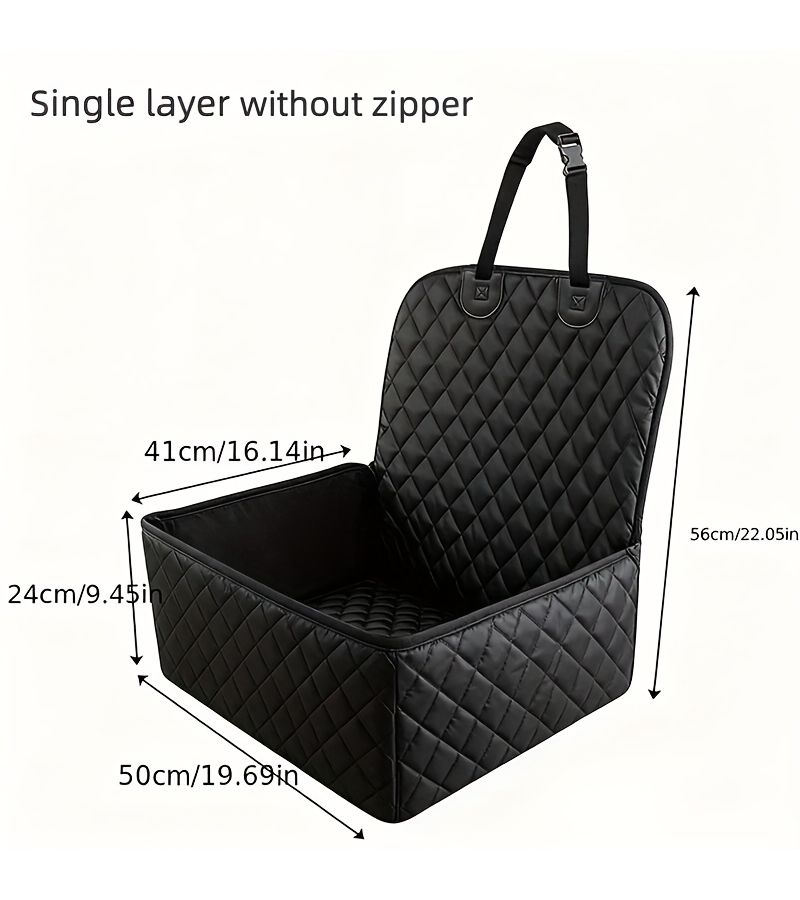 Versatile Pet Car Seat Small Medium Dogs Travel Carrier Harness Straps Single Layer Chew Rope - Image 2