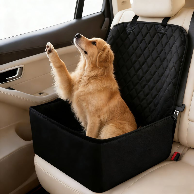 Versatile Pet Car Seat Small Medium Dogs Travel Carrier Harness Straps Single Layer Chew Rope - Image 1