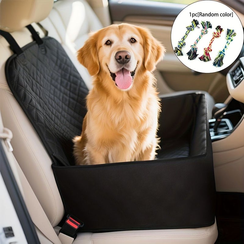 Versatile Pet Car Seat Small Medium Dogs Travel Carrier Harness Straps Single Layer Chew Rope - Image 3