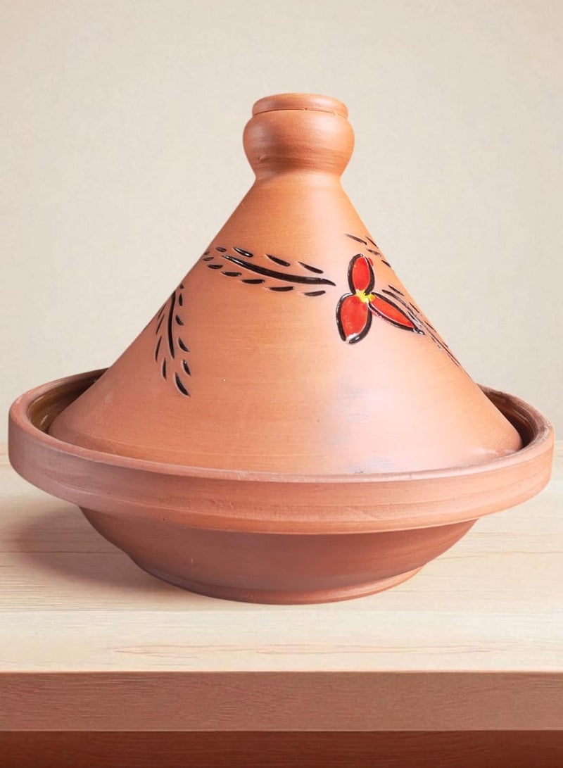 color zone pottery Moroccan style pottery and porcelain bowl, 30 cm - Image 1