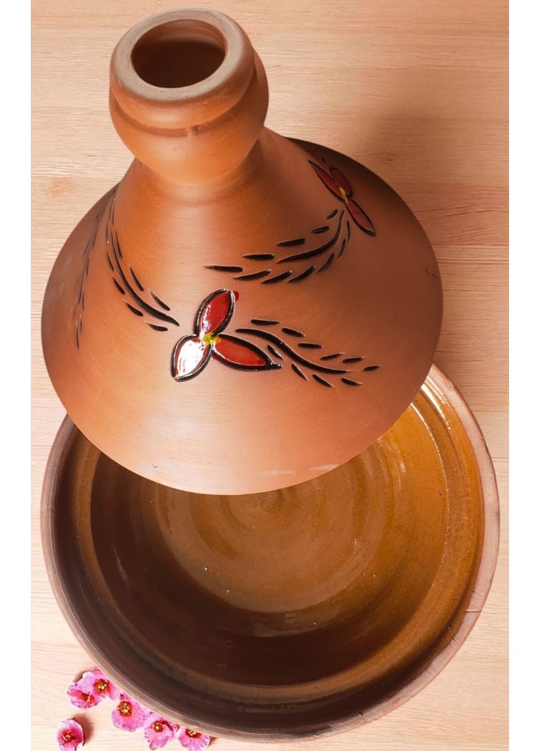 color zone pottery Moroccan style pottery and porcelain bowl, 30 cm - Image 2