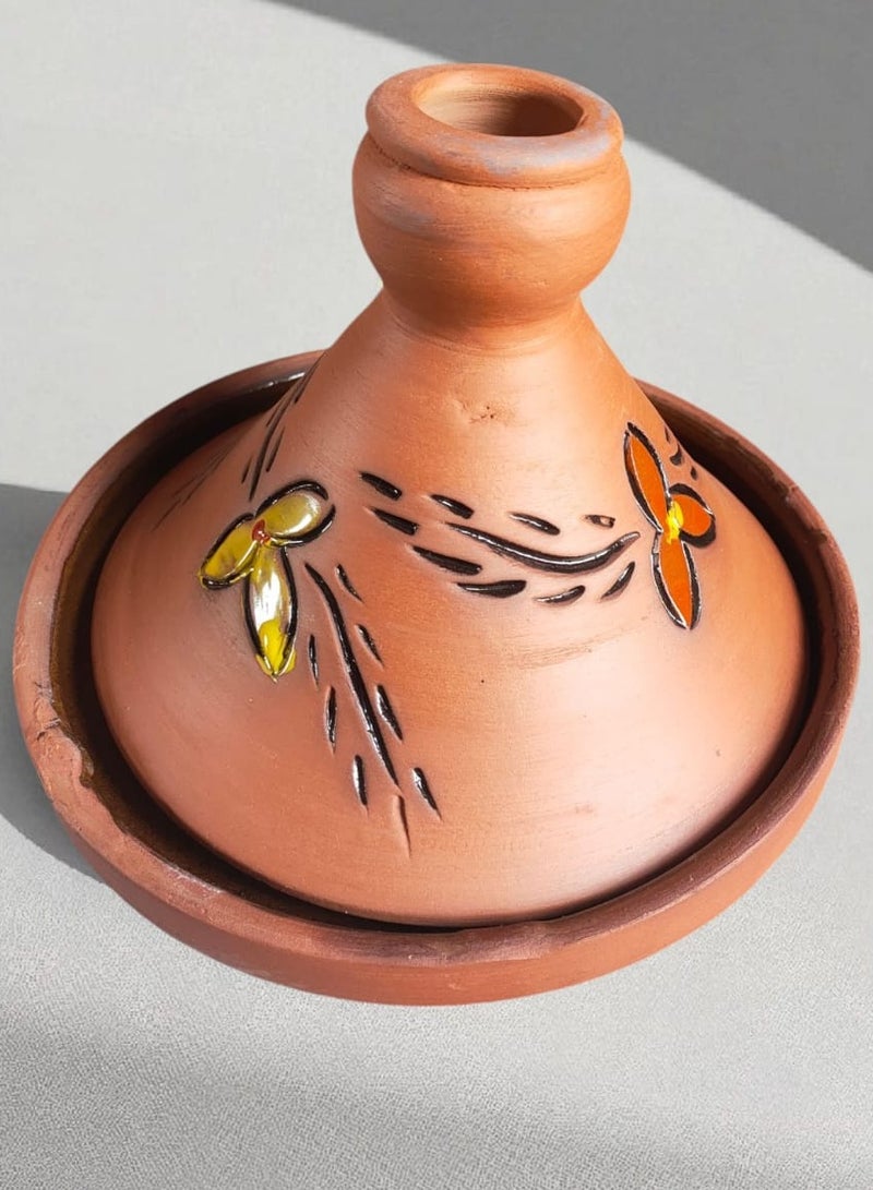 color zone pottery Moroccan style pottery and porcelain bowl, 30 cm - Image 3