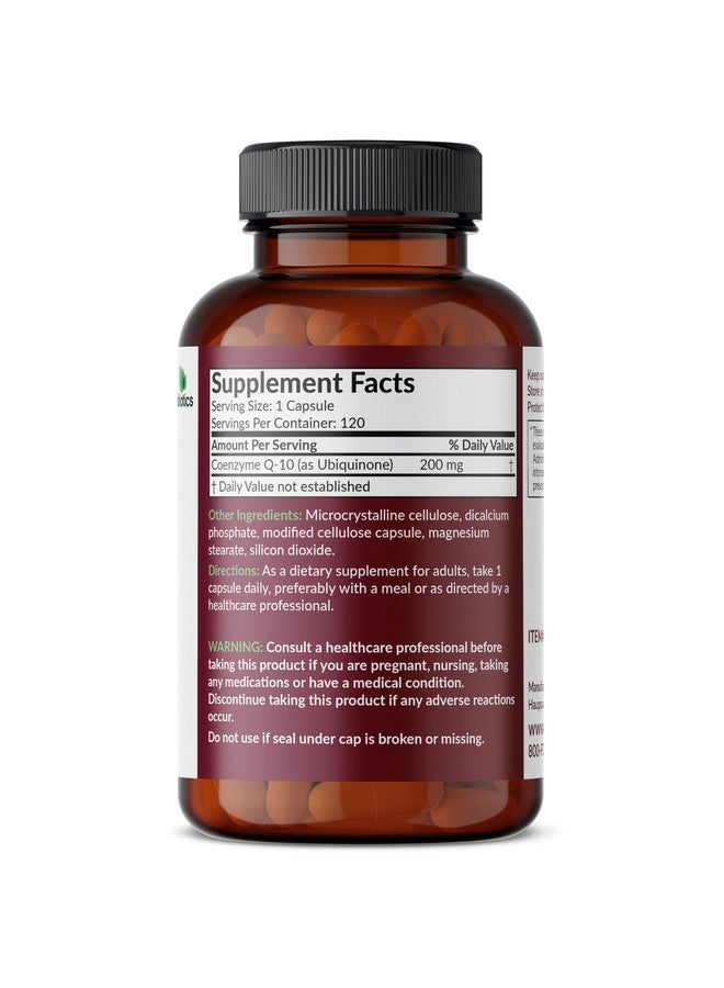 فيوتشر بايوتكس Futurebiotics CoQ10 200 MG إنتاج الطاقة الخلوية، 120 كبسولة نباتية - Image 2